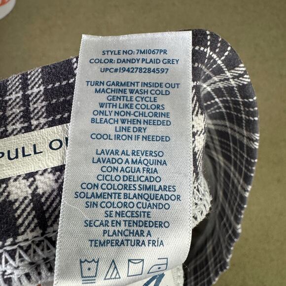 Seven7 Pull On Plaid Pants Leggings US Women's XXL Plus - Picture 6 of 7